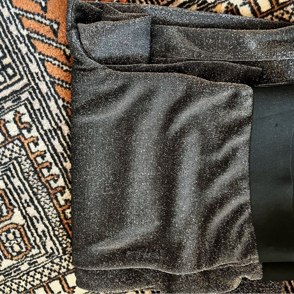 Juicy Couture Shimmering Black pants see through Medium - Picture 8 of 8